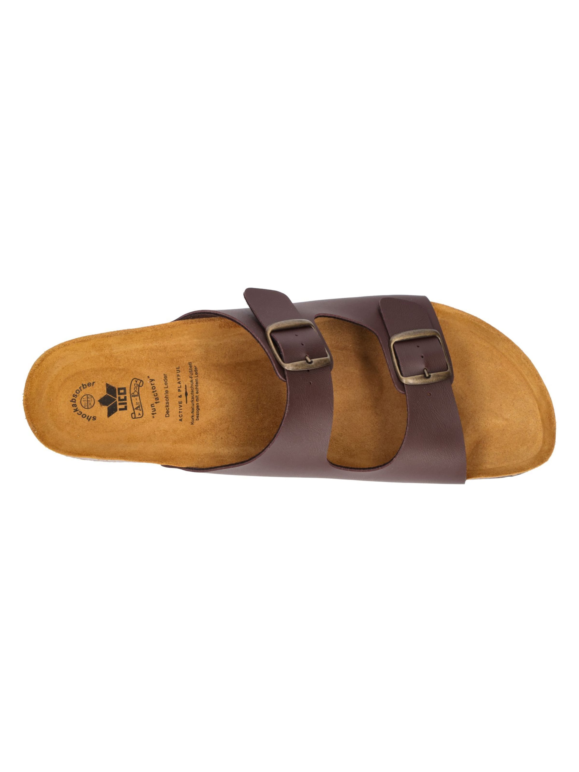 LICO Pantolette in Braun