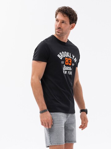 Ombre T-Shirt 'S1736' in Schwarz