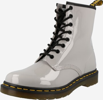 pilka Dr. Martens Suvarstomieji kulkšnis dengiantys batai '1460': priekis