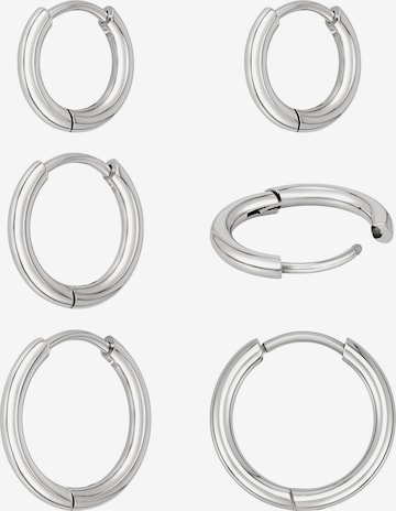 Boucles d'oreilles GOOD.designs en argent : devant