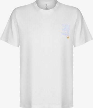 T-Shirt 'Renew' CONVERSE en blanc : devant