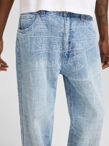 Bershka Bootcut Jeans i blå