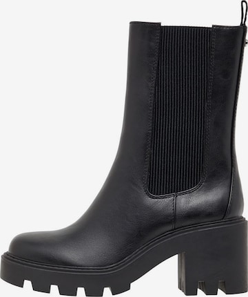 Chelsea Boots Bianco en noir : devant