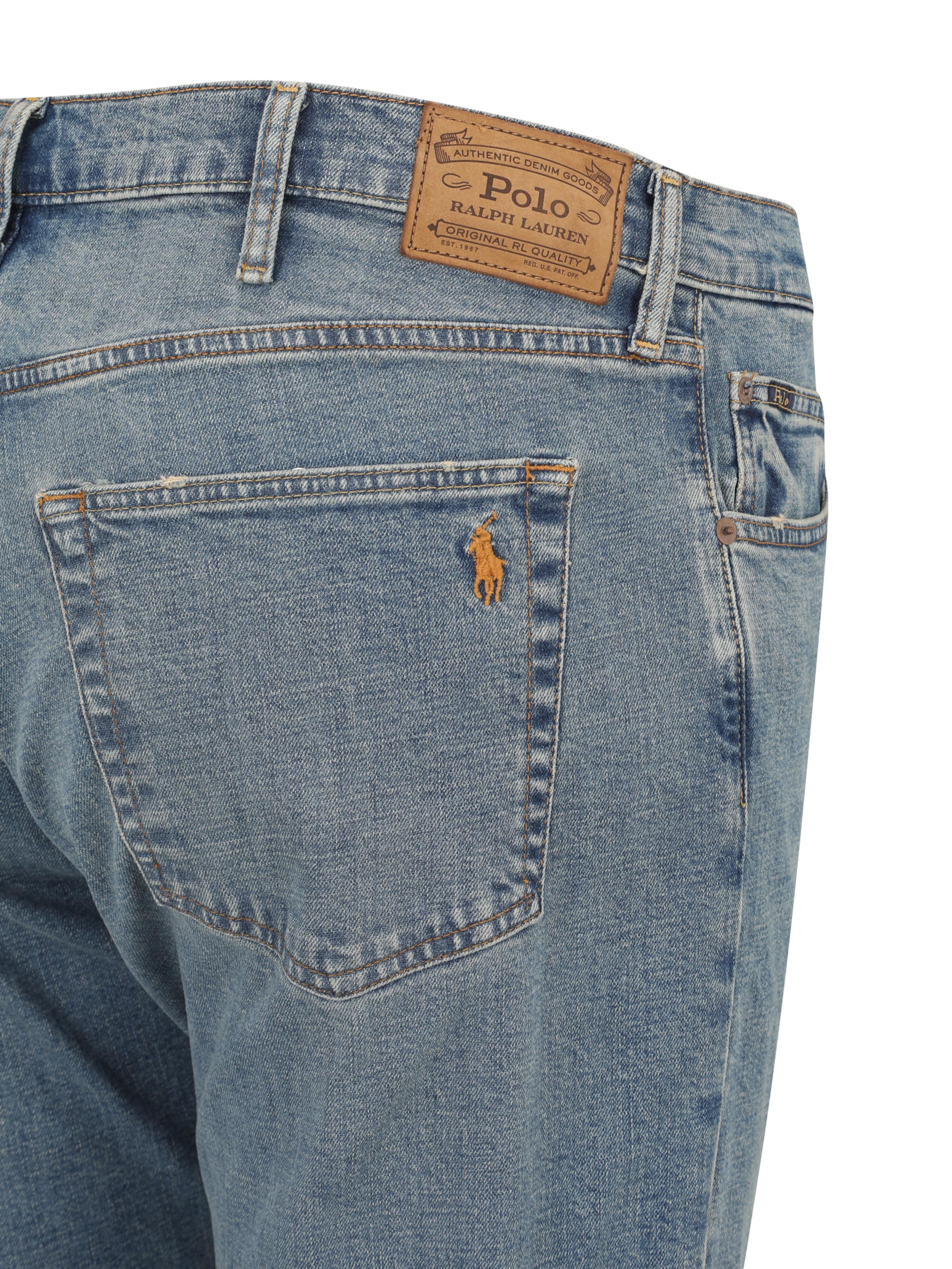 mėlyna Polo Ralph Lauren Big & Tall Standartinis Džinsai 'HAMPTON'