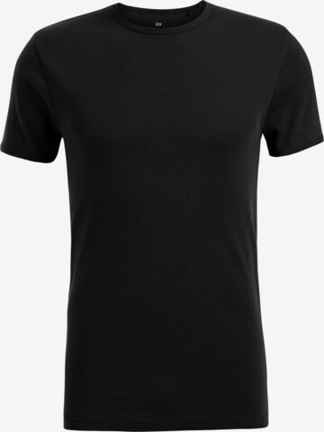 T-Shirt WE Fashion en noir : devant