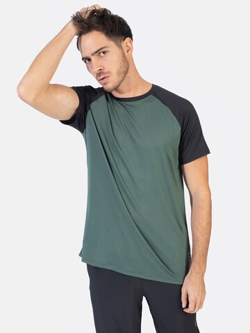 Spyder Functioneel shirt in Groen: voorkant