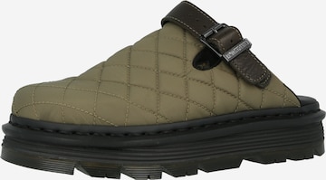 žalia Dr. Martens Šlepetės 'ZebZag': priekis