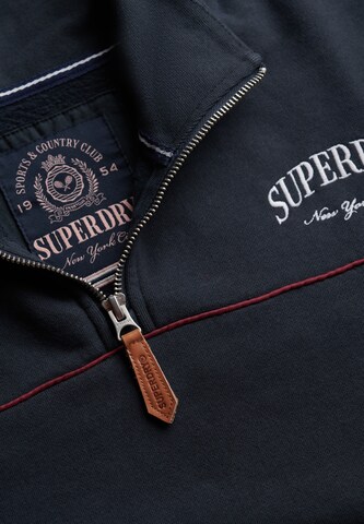 Superdry & Co Sweatshirt 'Country Club' in Blauw: voorkant