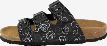 SUPERSOFT by Indigo Mules 'Classic' in Black: front