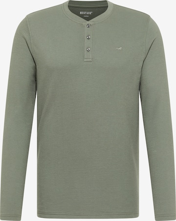 MUSTANG T-Shirt 'Style Atchison' in Grün: Vorderseite