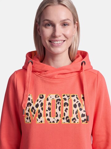salzhaut Sweatshirt 'Sünn - Moin Leo ' in Oranje: voorkant