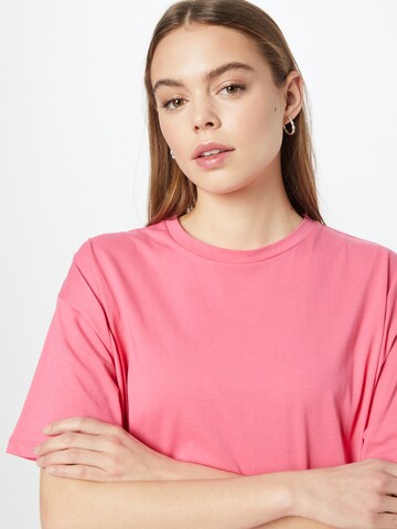 PIECES Oversize tričko 'Rina' - ružová