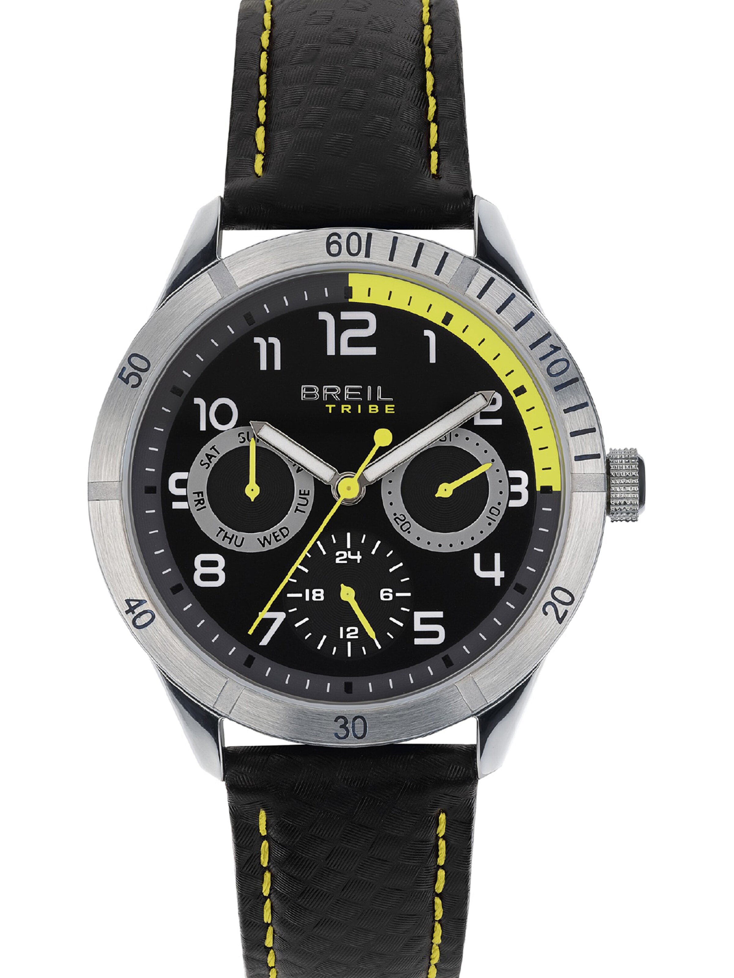 Montre à affichage analogique 'Mate' Breil en noir : devant