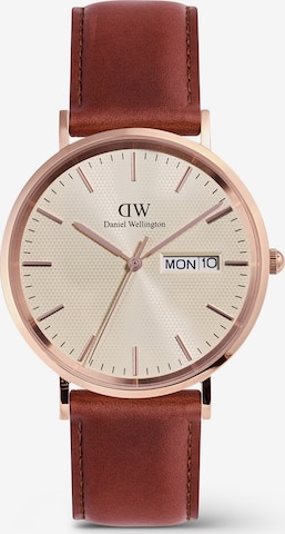 Daniel Wellington Uhr in Braun: Vorderseite