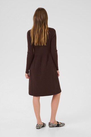 CULTURE Knitted dress 'Luci' in Brown