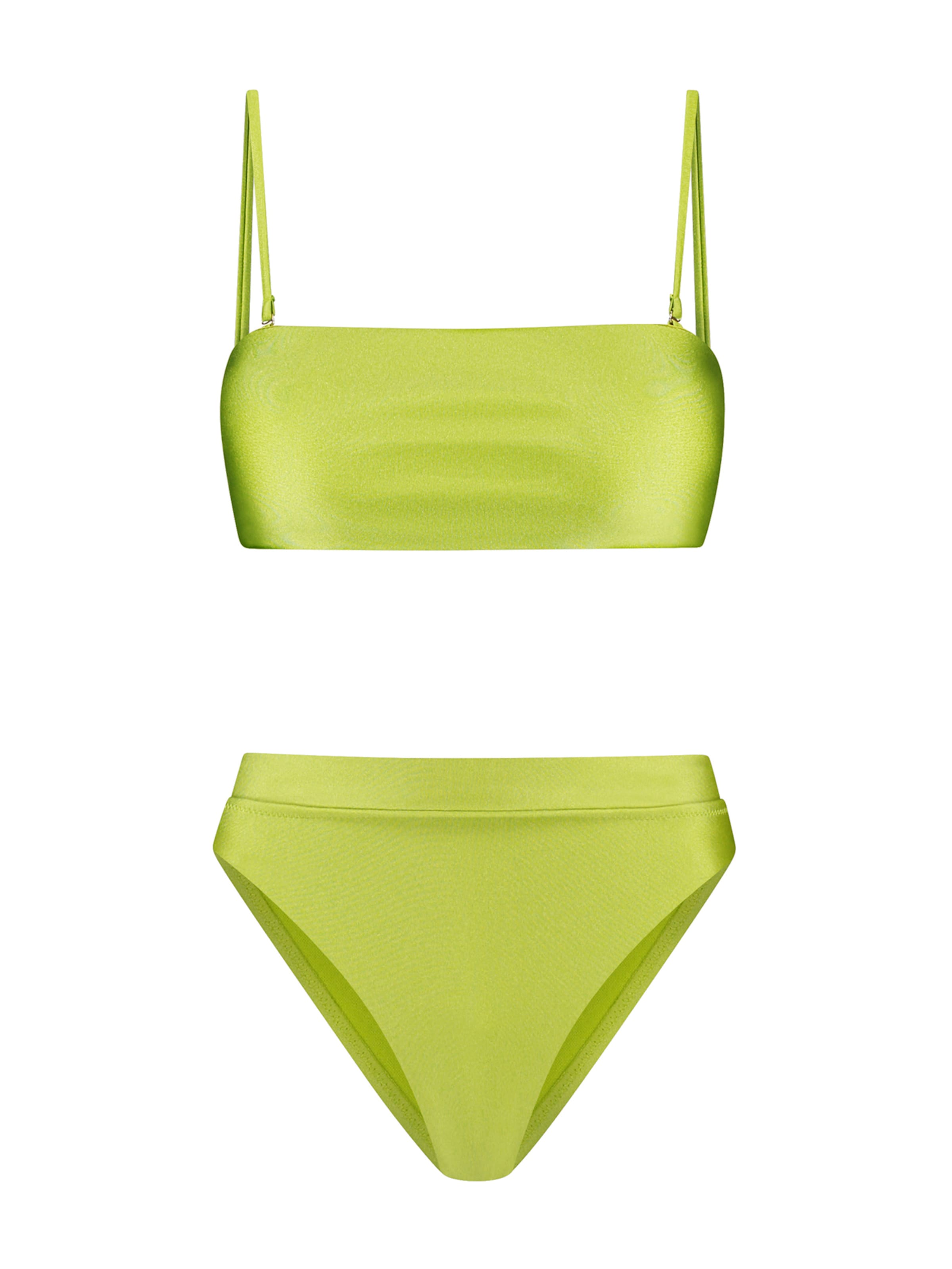 Shiwi Bez ramienok Bikiny 'Lola' - Zelená: predná strana