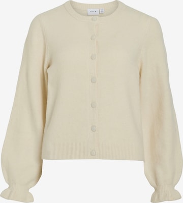 VILA Knit cardigan 'VIAMARA' in Beige: front