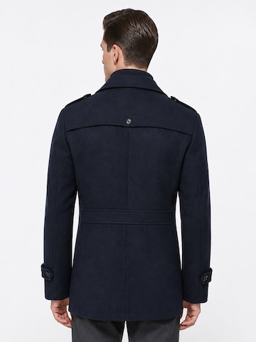 ALLTHEMEN Winterjas 'Morgenkühle' in Blauw