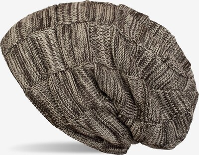 styleBREAKER Beanie 'Feinstrick Beanie mit Karo Strick' in 56-58 in Beige, Item view