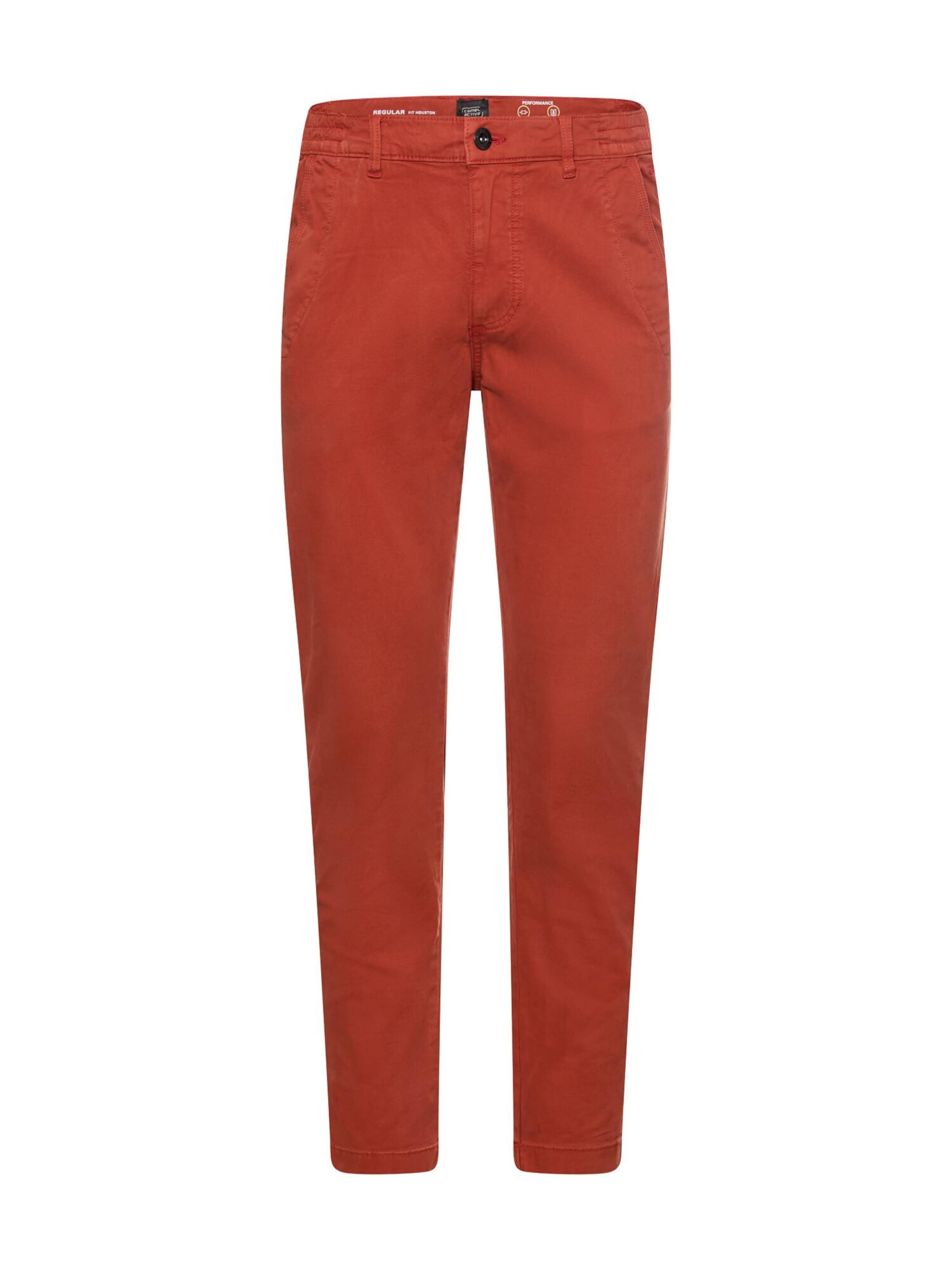 CAMEL ACTIVE Chino Pants in Red: front
