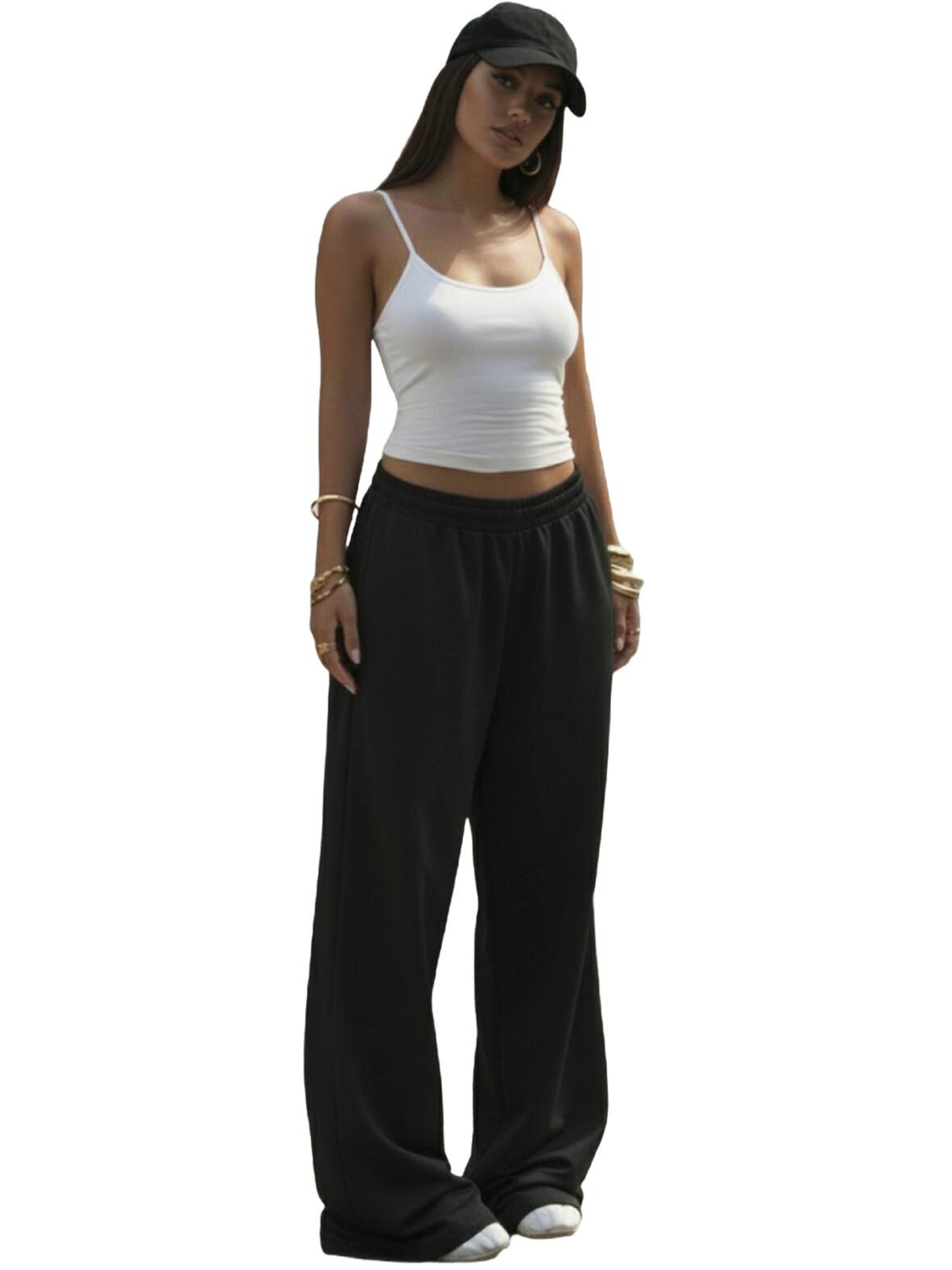 LTB Jeans - Top 'LTB Jeans Damen-Tanktop mit dünnen Trägern' en blanco: frente