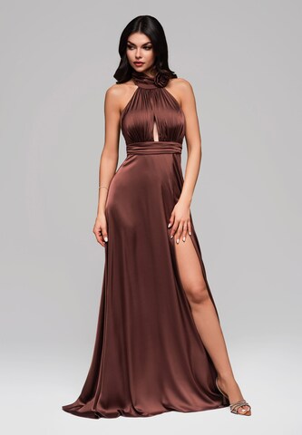 Ombre Evening dress 'Luciana' in Brown