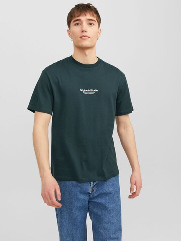 T-Shirt 'Vesterbro' JACK & JONES en vert : devant