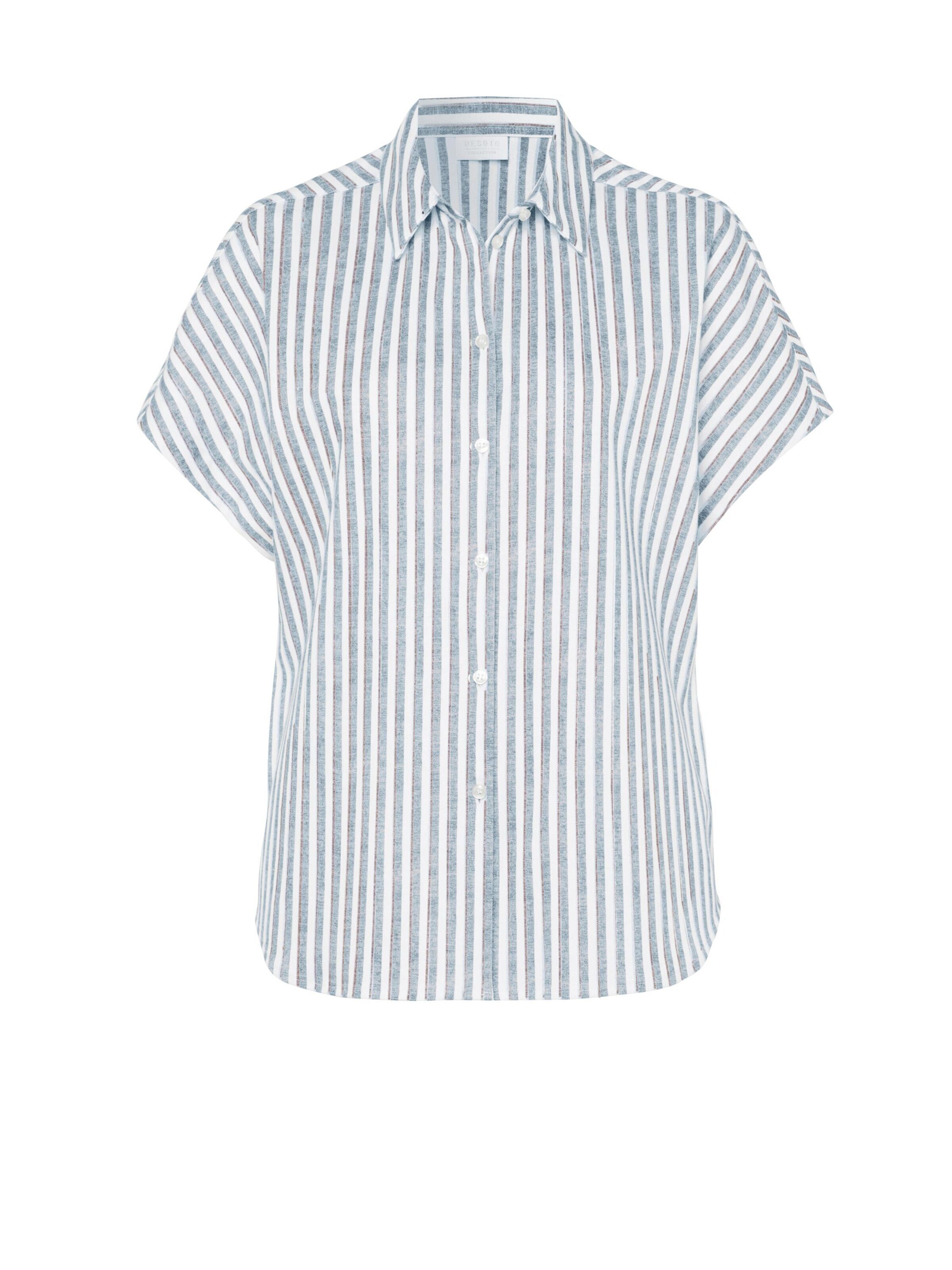 DESOTO Blouse 'Florine' in Blue: front