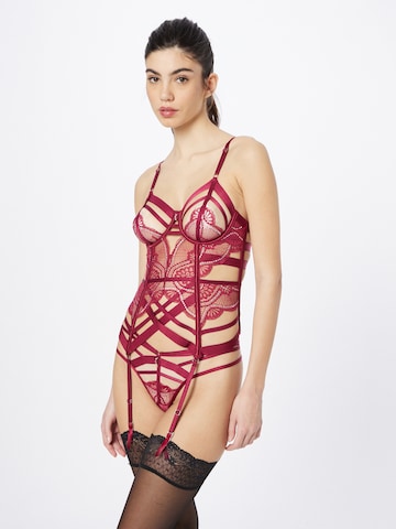 Hunkemöller Corsage 'Lyra' in Red: front