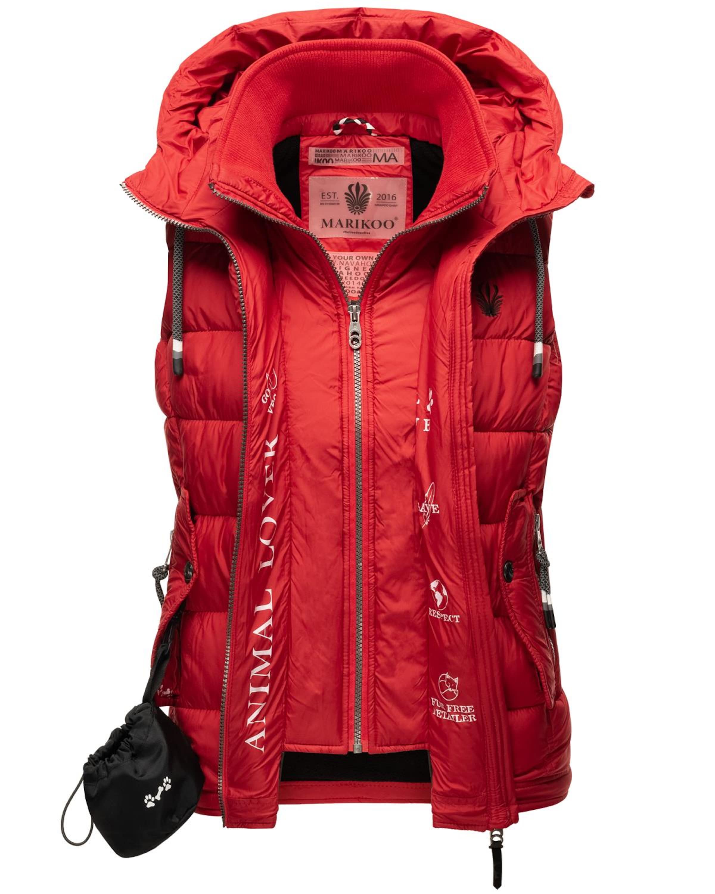 MARIKOO Steppweste 'Taisaa' in Rot