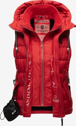 MARIKOO Bodywarmer 'Taisaa' in Rood