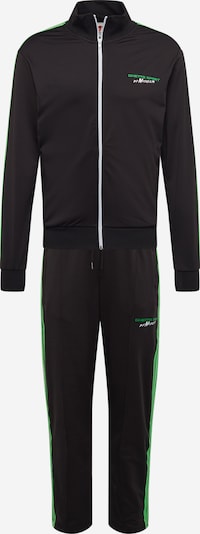 MASKULIN Jogginganzug 'Carolina' in neongrün / schwarz, Produktansicht