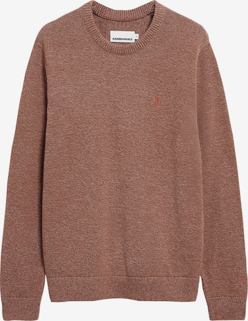 ARMEDANGELS Strickpullover 'ALVAARIO' in Braun: Vorderseite