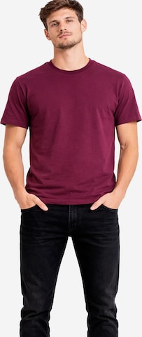 A Question Of (AQO) Shirt 'Anders Tee Garment Dyed' in Purple: front