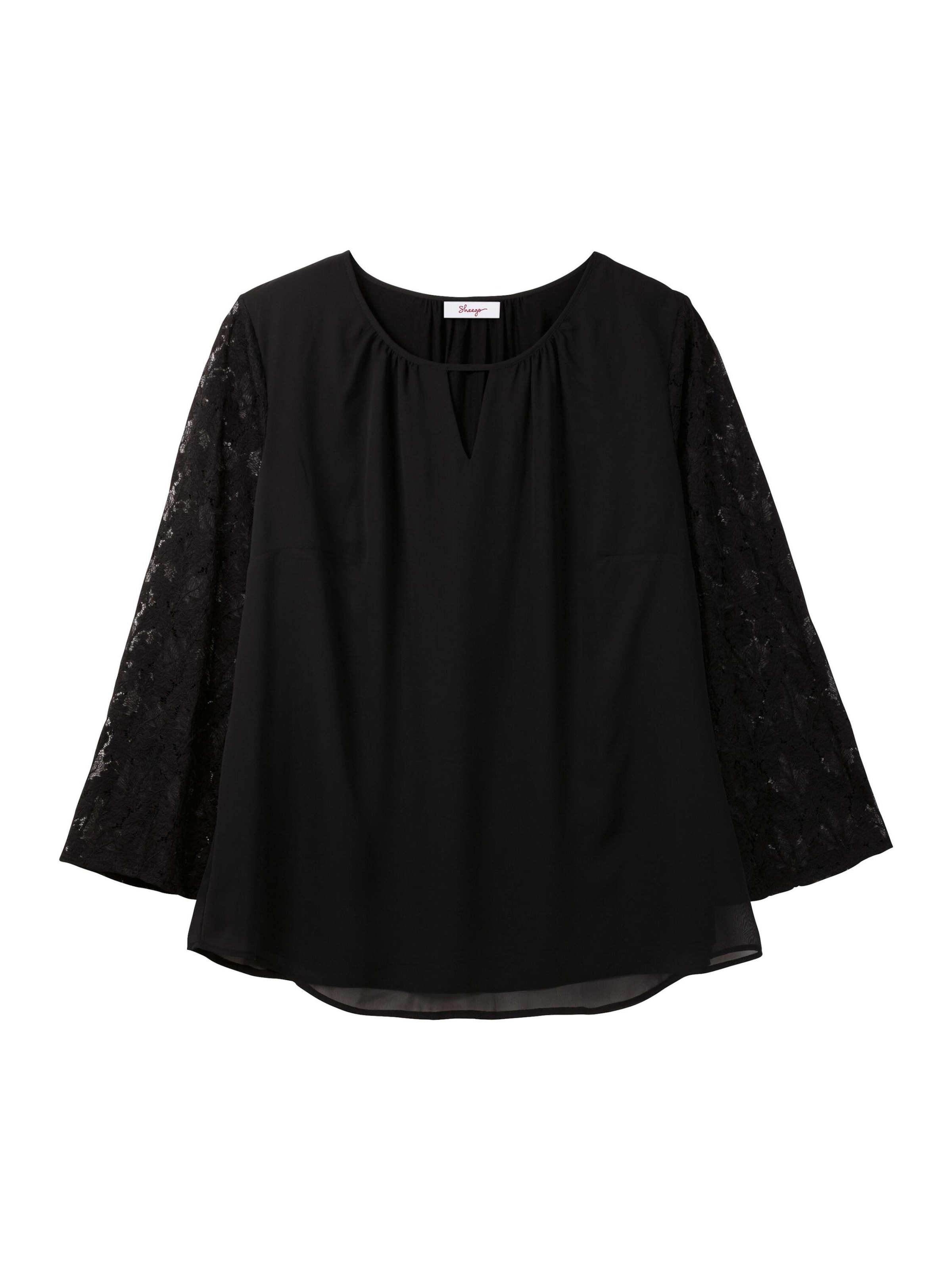 SHEEGO Tunika – černá: přední strana
