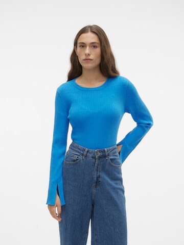 VERO MODA Pullover 'VMGOLD' in Blau