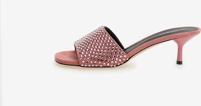 GUESS Pantolette 'Eugy' in rosa / silber, Produktansicht