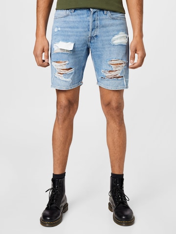 JACK & JONES Regular Jeans 'Chris' in Blue: front