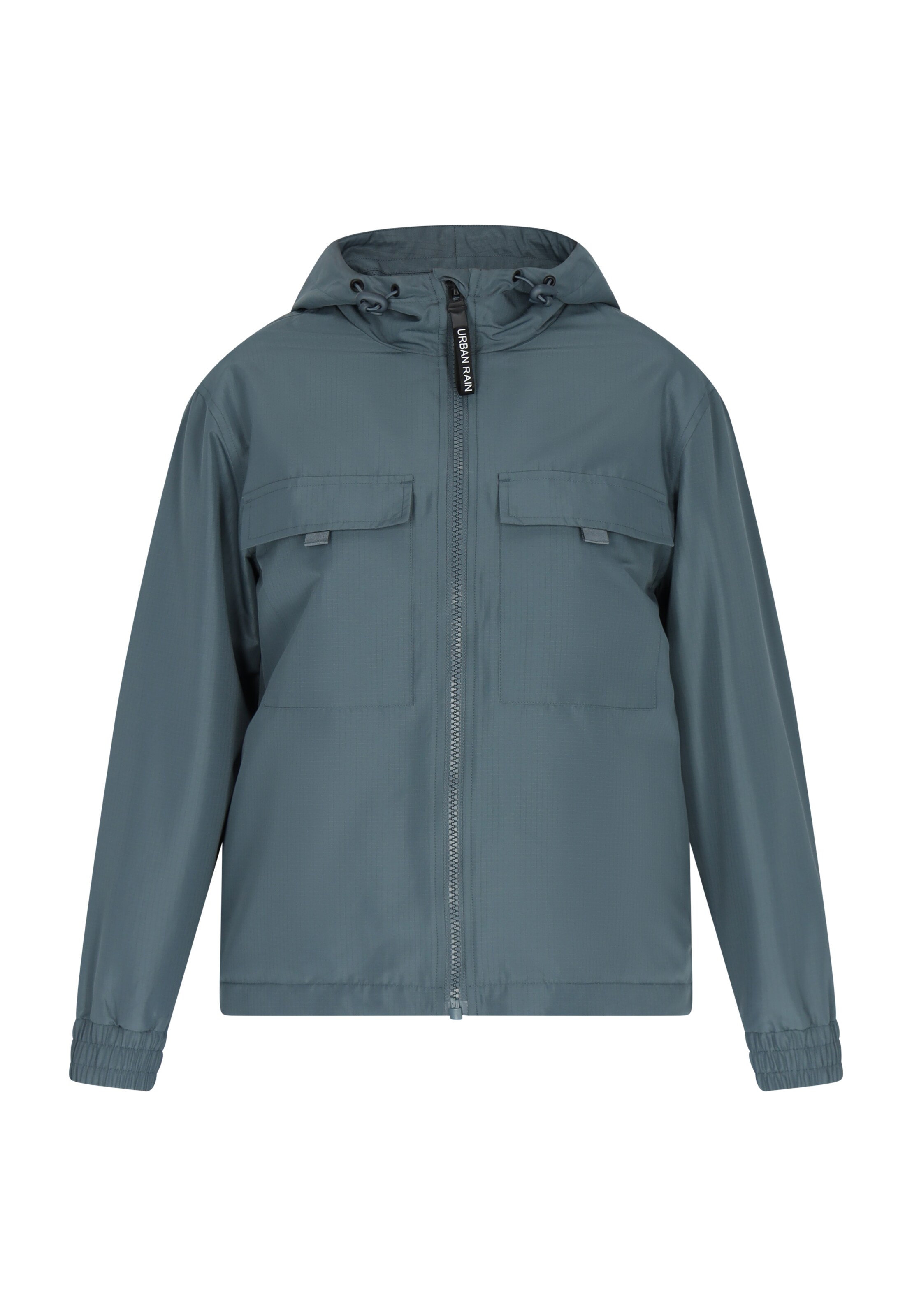 urban rain by Schmuddelwedda Between-season jacket in Blue: front
