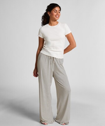 Pantalon de pyjama Hunkemöller en noir : devant