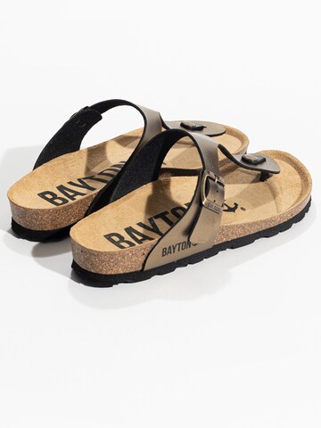 Bayton - Sandalias de dedo 'MERCURE' en bronce
