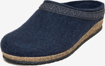 Stegmann Clogs 'Filzclogs Stegmann 108' in Blue: front