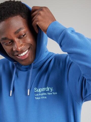 Sweat-shirt 'City' Superdry en bleu