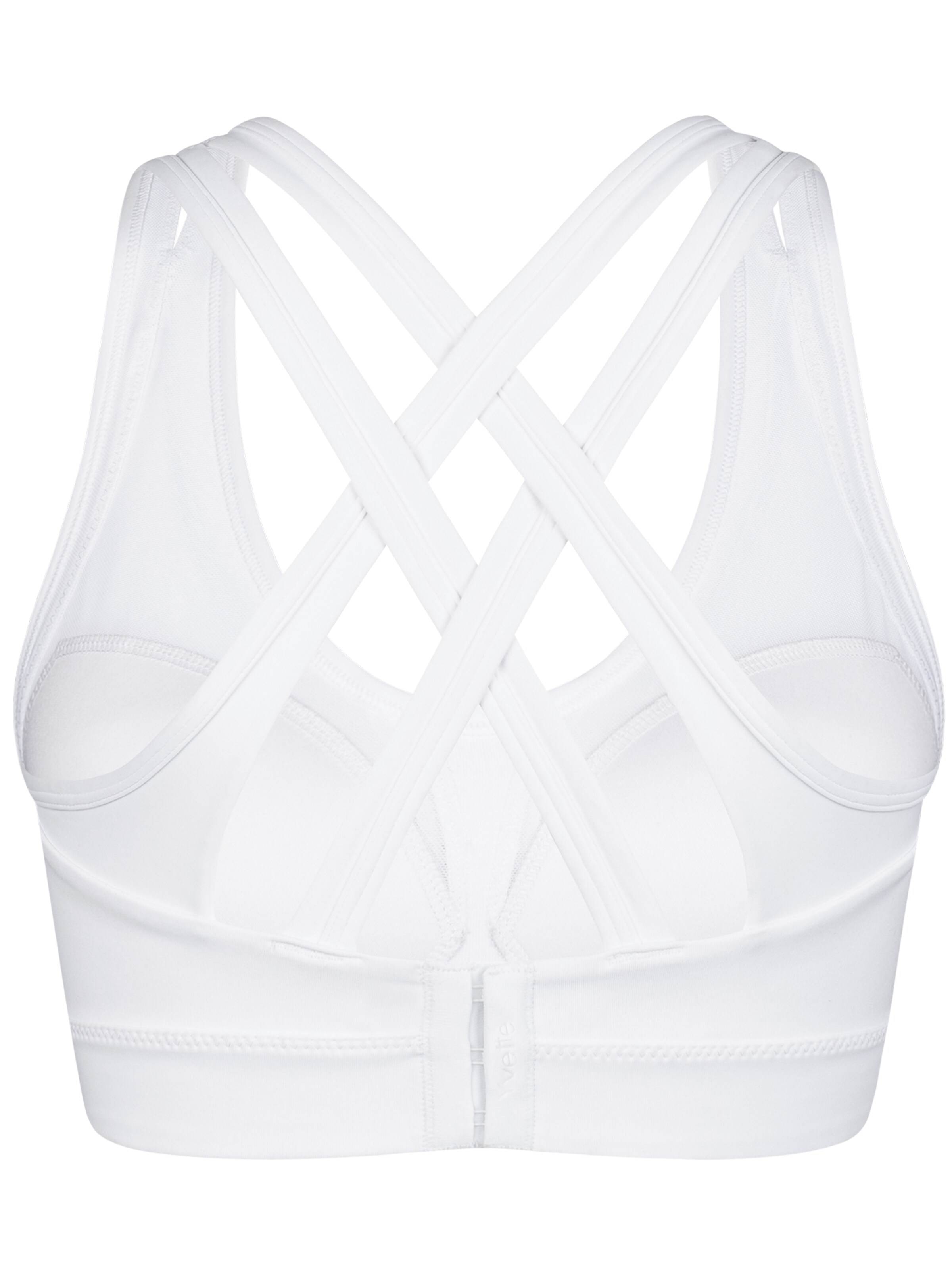 Yvette Push-up Sports Bra in White