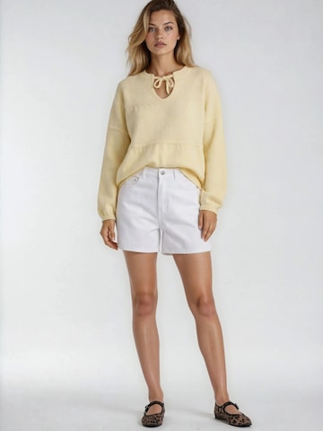 MixRay - Pullover 'Pullover' em amarelo