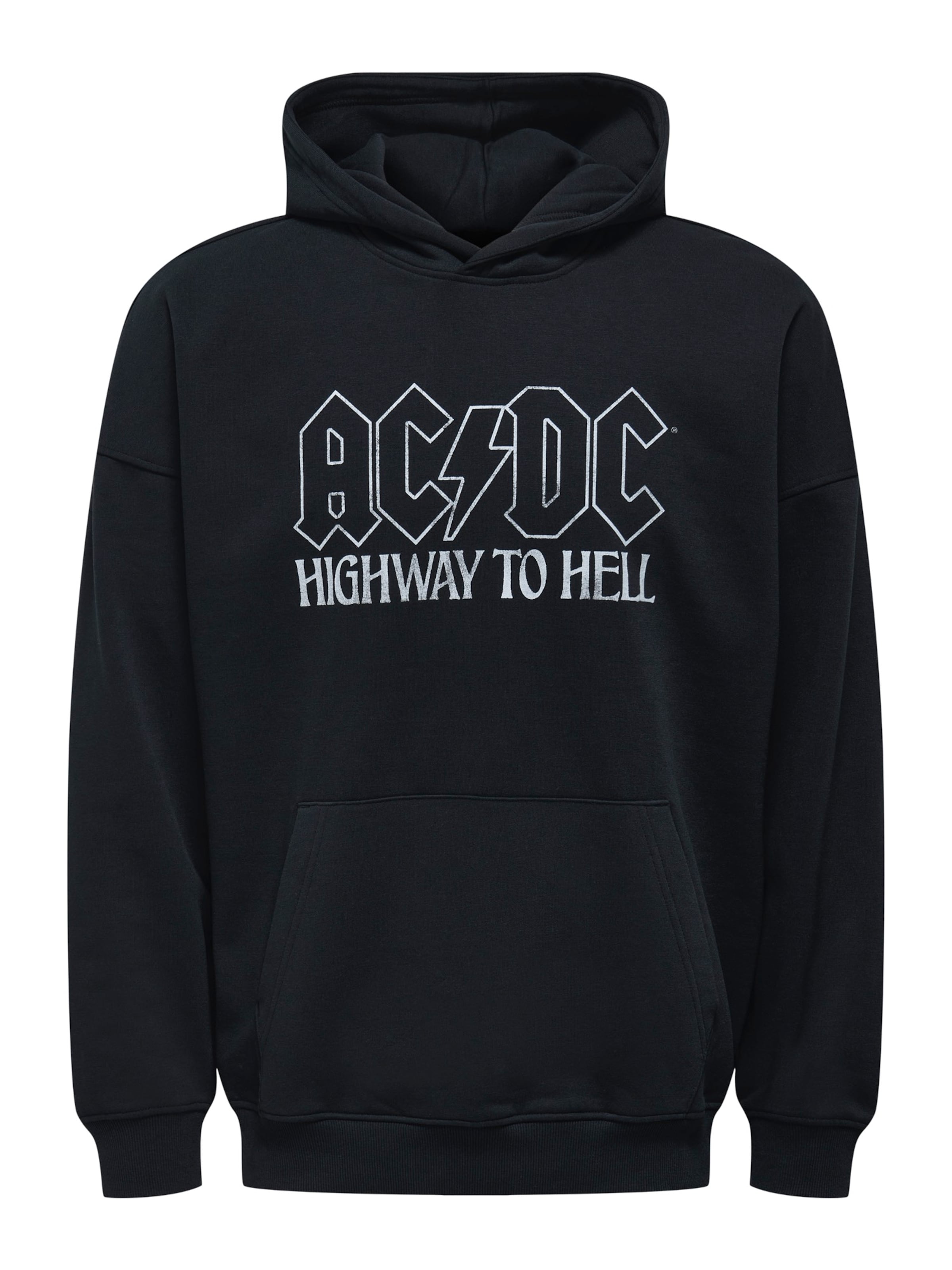 Megztinis be užsegimo 'ONSACDC' iš Only & Sons, spalva – juoda / sidabrinė, Prekių apžvalga