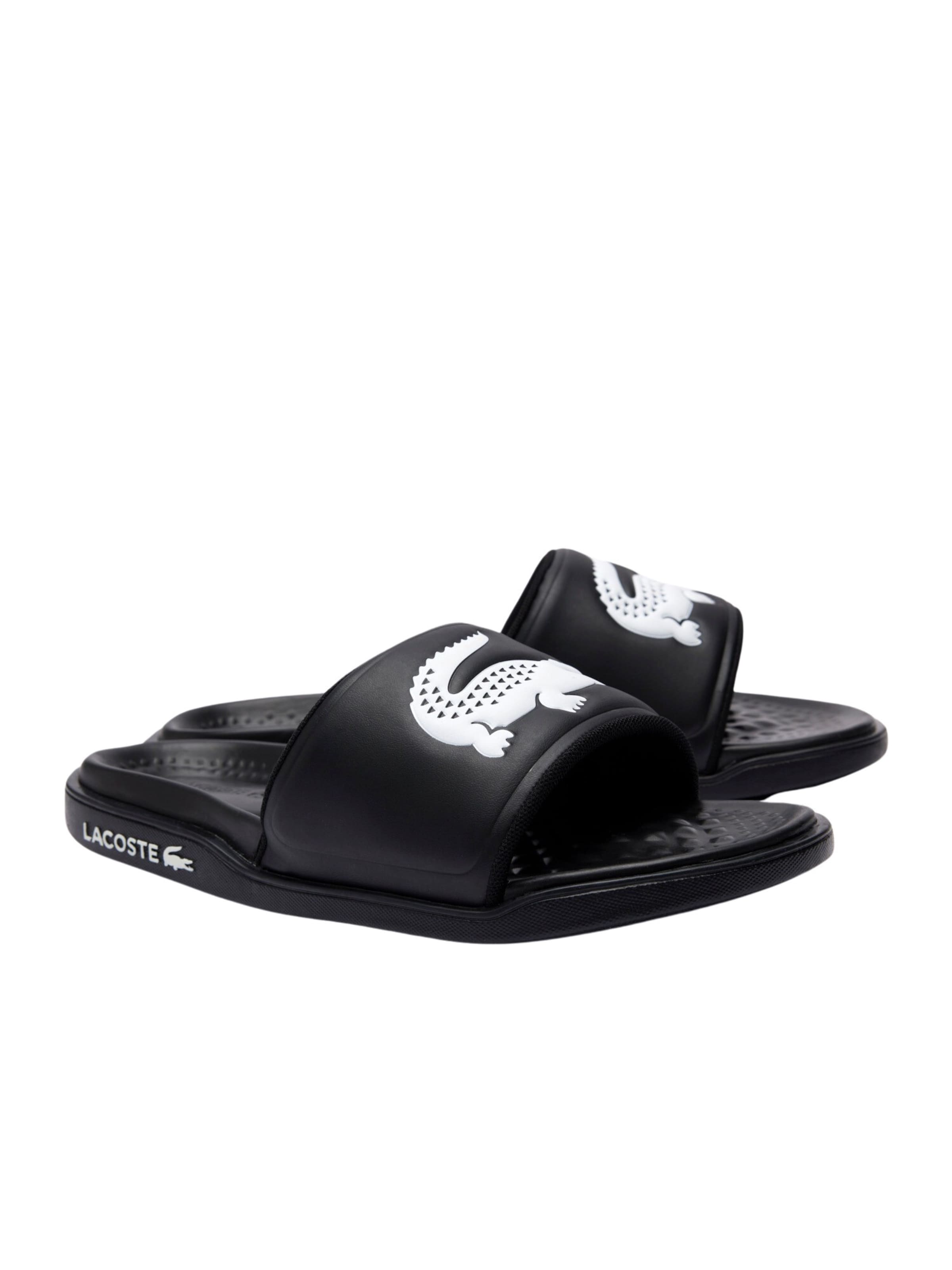 Mule 'Dualiste' LACOSTE en noir