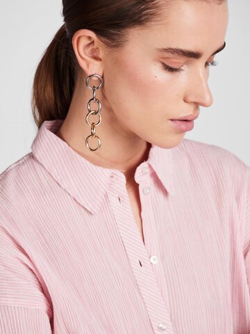 Abito camicia 'Terra' di PIECES in rosa