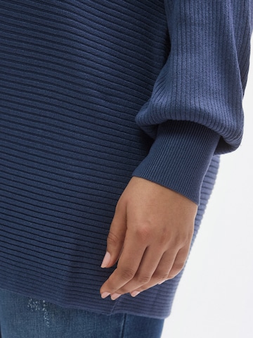 ONLY Carmakoma Trui 'CARNEW ADALINE' in Blauw