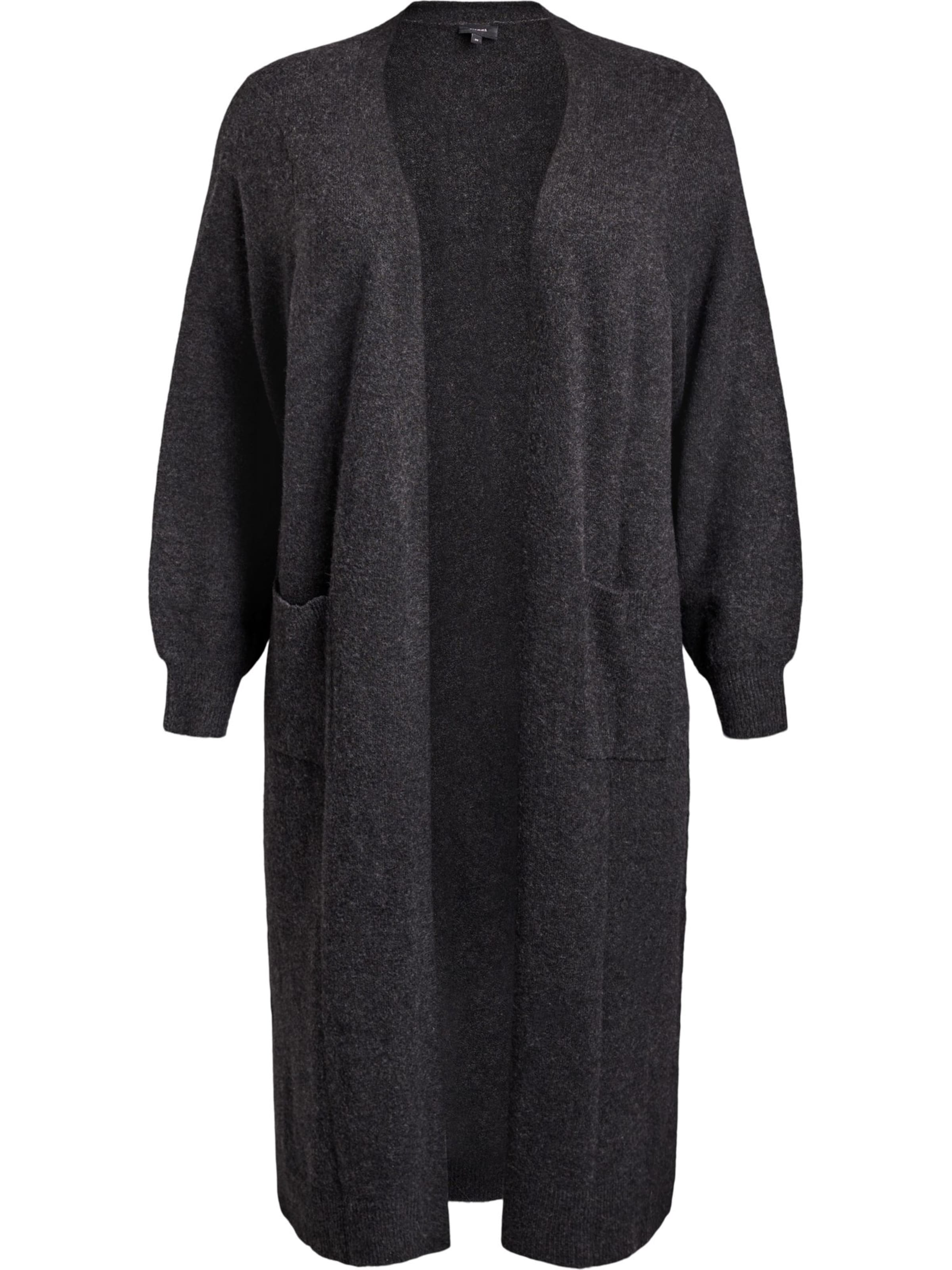 Cardigan oversize 'CAVISTA' Zizzi en gris : devant